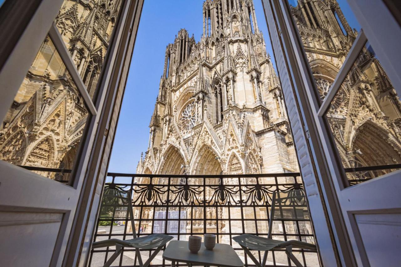 Au Pied De La Cathedrale #Vuemagique Apartment Reims Exterior foto