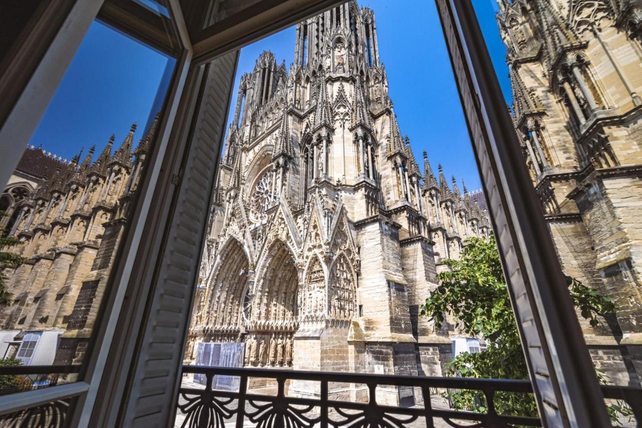 Au Pied De La Cathedrale #Vuemagique Apartment Reims Exterior foto