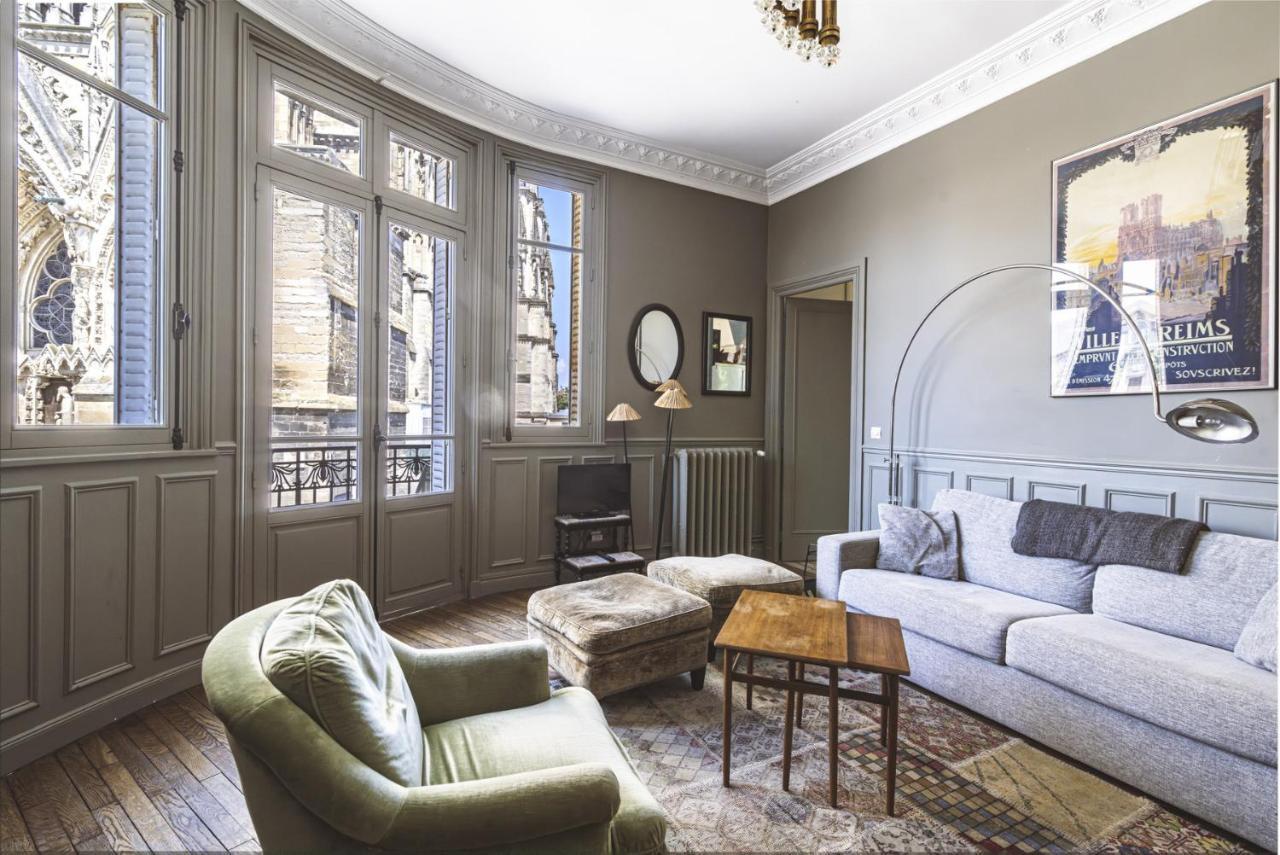 Au Pied De La Cathedrale #Vuemagique Apartment Reims Exterior foto